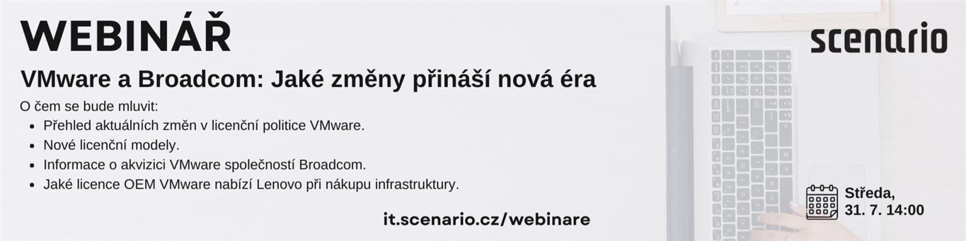 Webinář VMware a Broadcom: Jaké změny přináší nová éra