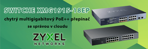 Zyxel switche XMG1915-18EP až 2,5 Gbps, PoE++