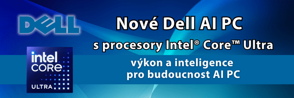DELL Nové AI PC s procesory Intel Core Ultra