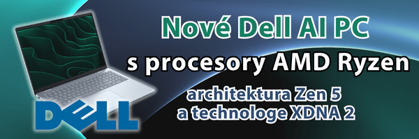 DELL Nové AI PC s procesory AMD Ryzen AI PRO