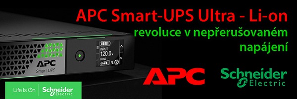 APC Smart-UPS Ultra - Li-on revoluce v nepřerušovaném napájení