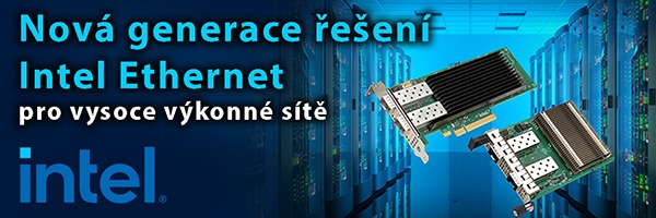 Nová generace řešení Intel Ethernet pro vysoce výkonné sítě
