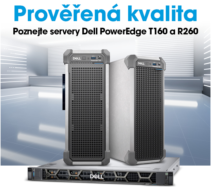 DELL nové servery PowerEdge T160 a R260