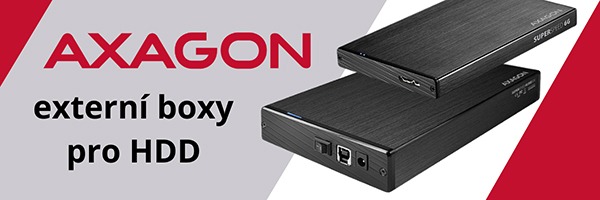 AXAGON - Externí boxy EE25-XA6 a EE35-XA3