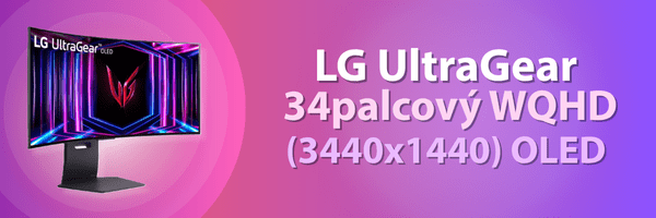 LG UltraGear 34palcový WQHD (3440x1440) OLED