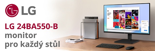 LG 24BA550-B Monitor pro každý stůl