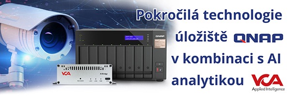 Pokročilá technologie úložiště QNAP v kombinaci s AI analytikou VCA
