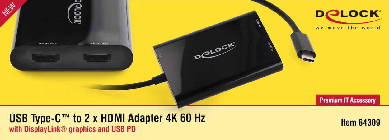 Delock mini síťová skříň, USB-C adaptér, karta PCI Express a mini PCIe modul