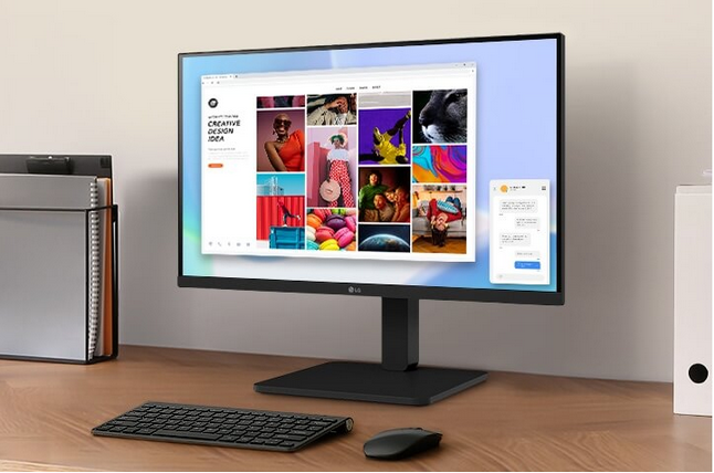 LG 24BA550-B Monitor pro každý stůl