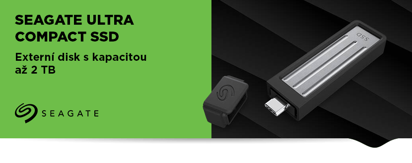 Seagate Externí disk Ultra Compact SSD s kapacitou až 2 TB