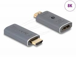 DeLock docking M.2, Emulátor EDID HDMI, 8K, Konvertor z M.2, USB-A to USB-C