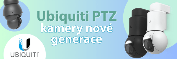 Ubiquiti PTZ jsou kamery nové generace