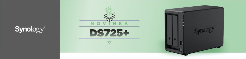 Synology DiskStation DS725+ – kompaktní 2pozicový NAS