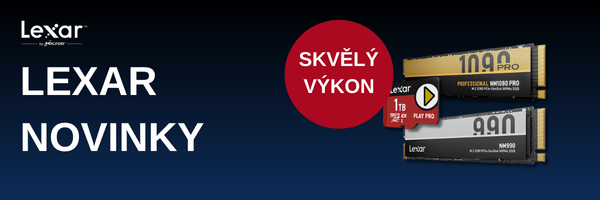 Lexar disky a paměťové karty - novinky se skvělým výkonem
