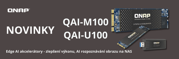 QNAP představuje akcelerátory Edge AI QAI-M100 a QAI-U100