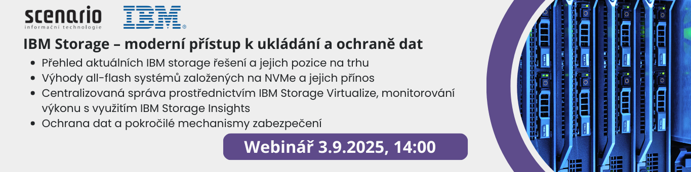 IBM Storage – moderní přístup k ukládání a ochraně dat