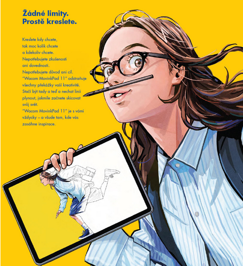 Wacom tablet MovinkPad 11 pro Vaše inspirace