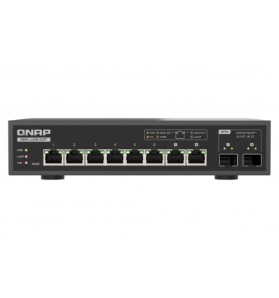 QNAP představuje řadu QSW 3000: 8portový s 10GbE