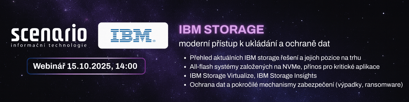 IBM Storage – moderní přístup k ukládání a ochraně dat