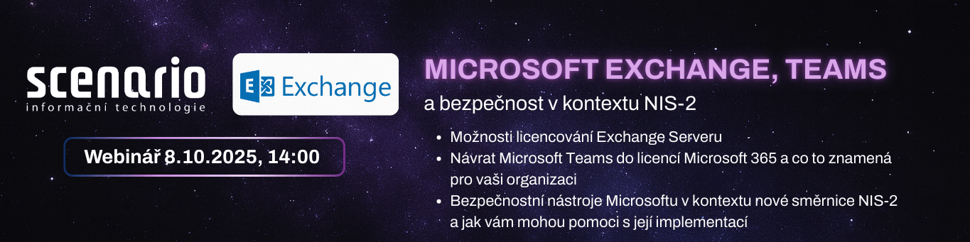 Microsoft Exchange, Teams a bezpečnost v kontextu NIS-2.