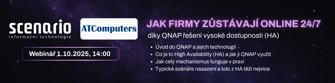 Jak firmy zůstávají online 24/7 díky QNAP řešení vysoké dostupnosti (HA)