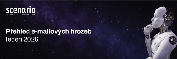 Přehled e-mailových hrozeb – leden 2026 | Scenario s.r.o. - Scenario s.r.o. Přehled e-mailových hrozeb – leden 2026 | Scenario s.r.o.