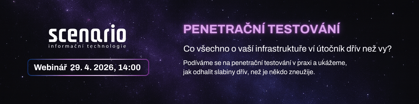 Penetrační testování – reálný pohled na bezpečnost vašich systémů | Scenario s.r.o. - Scenario s.r.o. Penetrační testování – reálný pohled na bezpečnost vašich systémů | Scenario s.r.o.