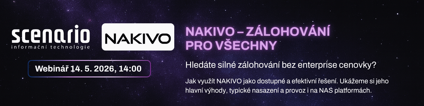 Nakivo – zálohování pro všechny | Scenario s.r.o. - Scenario s.r.o. Nakivo – zálohování pro všechny | Scenario s.r.o.