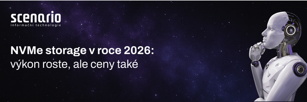 NVMe storage v roce 2026: výkon roste, ale ceny také | Scenario s.r.o. - Scenario s.r.o. NVMe storage v roce 2026: výkon roste, ale ceny také | Scenario s.r.o.