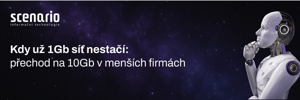 Kdy už 1Gb síť nestačí: přechod na 10Gb v menších firmách | Scenario s.r.o. - Scenario s.r.o. Kdy už 1Gb síť nestačí: přechod na 10Gb v menších firmách | Scenario s.r.o.