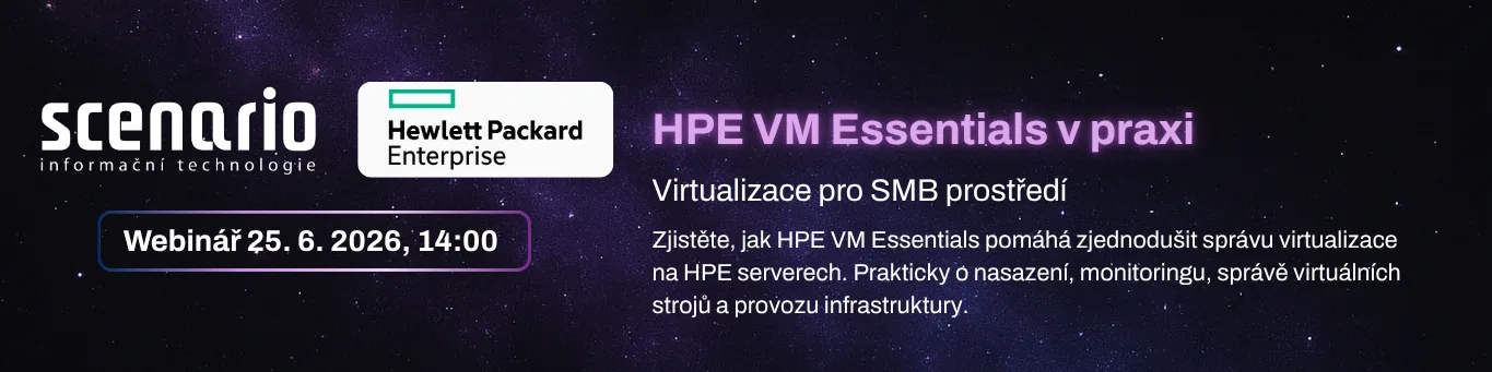 HPE VM Essentials v praxi: Virtualizace pro SMB prostředí | Scenario s.r.o. - Scenario s.r.o. HPE VM Essentials v praxi: Virtualizace pro SMB prostředí | Scenario s.r.o.