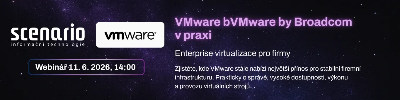 VMware by Broadcom v praxi: Enterprise virtualizace pro firmy | Scenario s.r.o. - Scenario s.r.o. VMware by Broadcom v praxi: Enterprise virtualizace pro firmy | Scenario s.r.o.