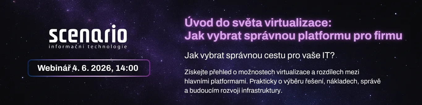 Úvod do světa virtualizace: Jak vybrat správnou platformu pro firmu | Scenario s.r.o. - Scenario s.r.o. Úvod do světa virtualizace: Jak vybrat správnou platformu pro firmu | Scenario s.r.o.