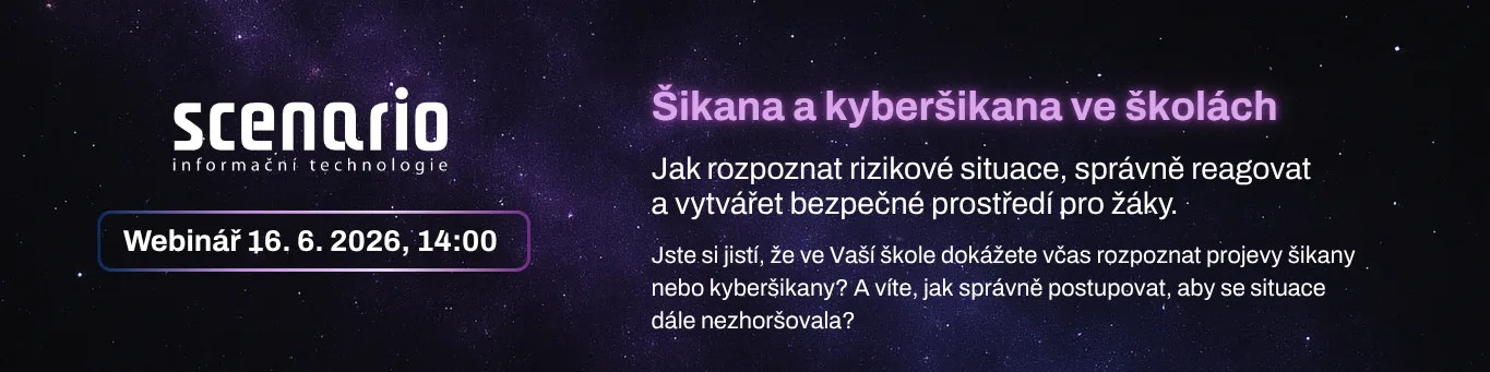 Šikana a kyberšikana ve školách – jak ji rozpoznat, řešit a předcházet jí | Scenario s.r.o. - Scenario s.r.o. Šikana a kyberšikana ve školách – jak ji rozpoznat, řešit a předcházet jí | Scenario s.r.o.