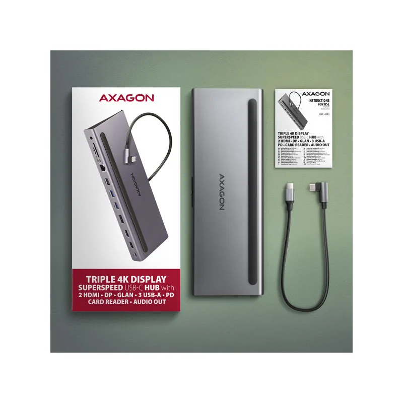 AXAGON HMC-4KX3 | Scenario s.r.o.